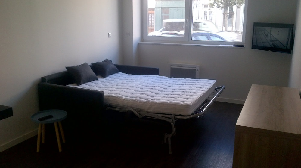 Appartement équipé d'un canapé lit confortable